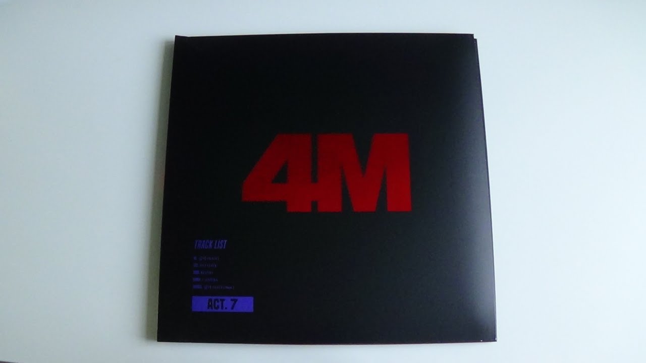 Unboxing 4Minute 포미닛 7th Korean Mini Album ACT. 7 - YouTube