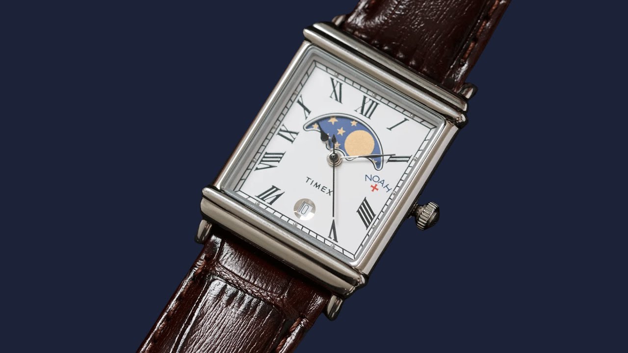 Noah x Timex Moon Phase Watch – Silver | Review & Close-Up - YouTube