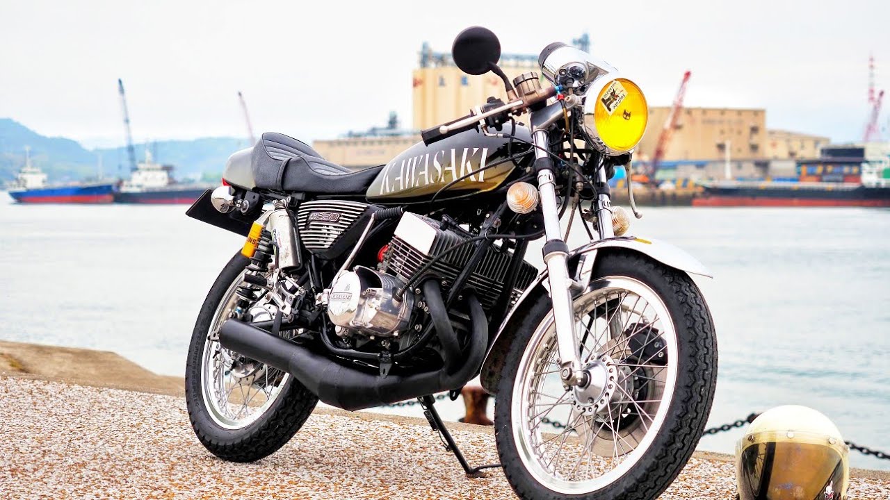 kawasaki KH250 ゼンシン集合チャンバー音🎵 Zenshin products