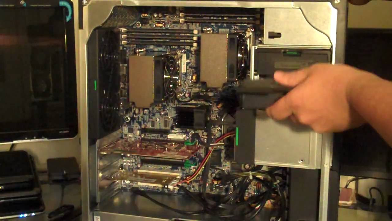 Checking out the Insides of the HP Z600 Workstation - YouTube