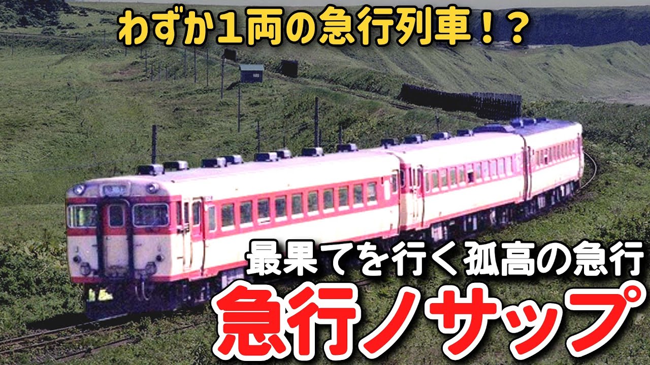 迷列車で行こう】#290 わずか1両の急行列車！？最果てを往く孤高の