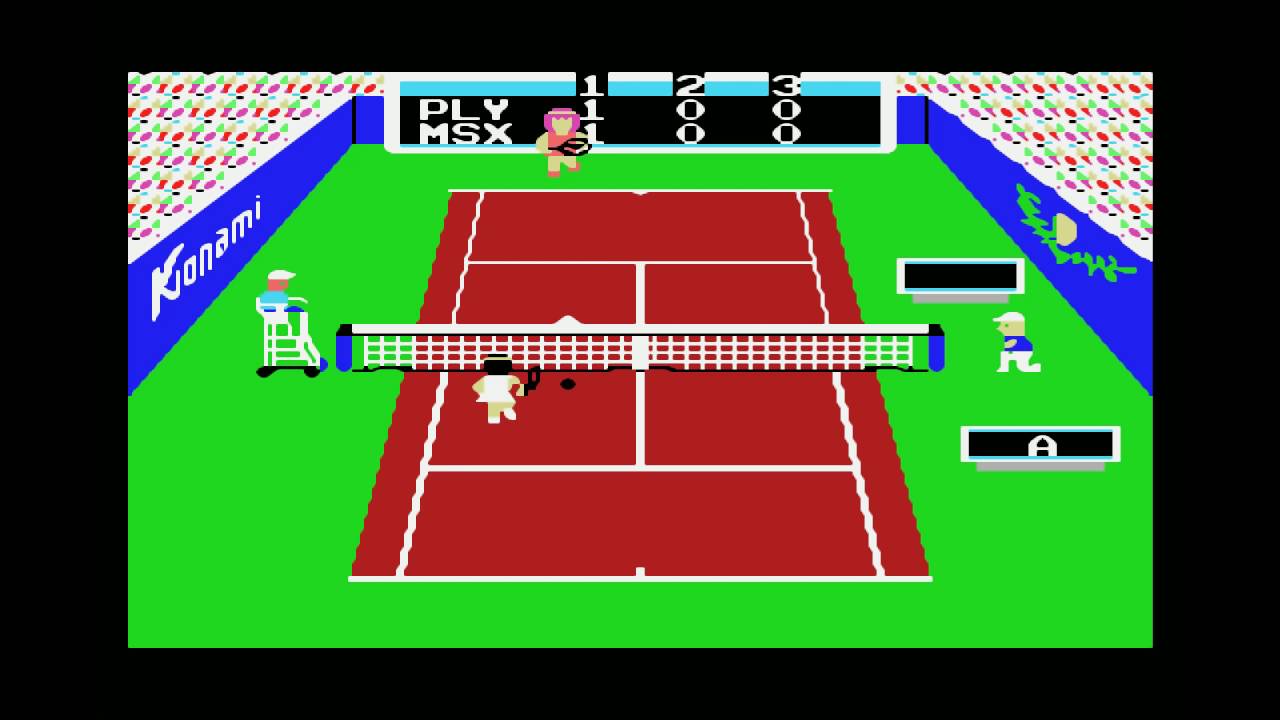 Konami's Tennis MSX Gameplay 1080p - Longplay 57 Minutes - YouTube