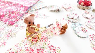 型紙付き）パッチワークテディベア Vol.1 【テディベア教室（中級