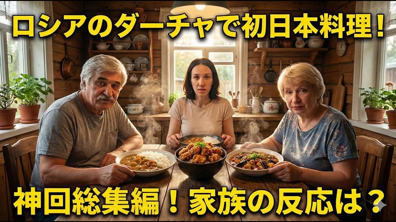 Impressive] Russian family astonished by the quality of Japanese
