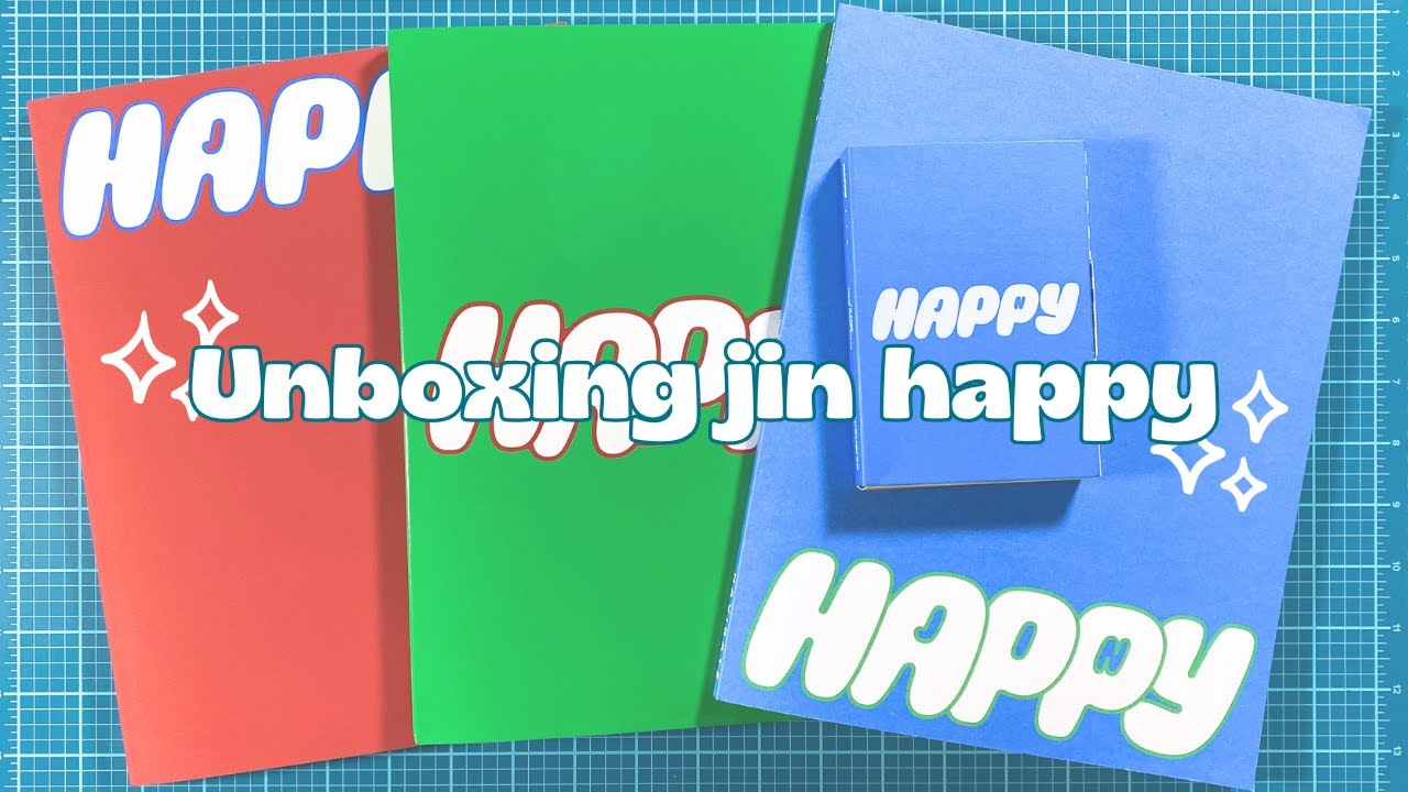 Album Unboxing ✶ bts jin happy ✶ all versions + target exclusive