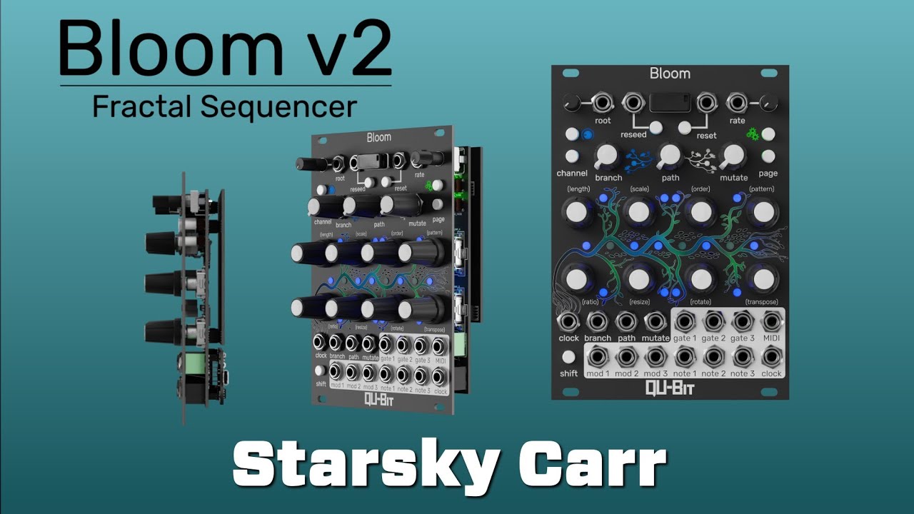 QU-Bit Bloom v2 モジュラーシンセサイザー Bloom v2 Fractal