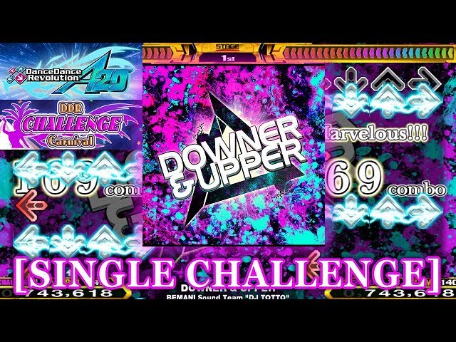 DDR A20】 DOWNER & UPPER [SINGLE CHALLENGE] 譜面確認＋クラップ