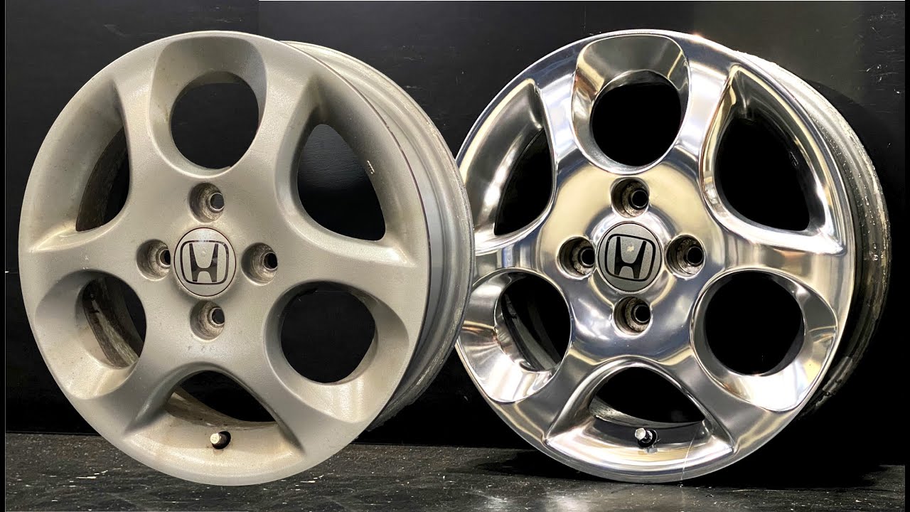 アルミホイール鏡面磨き - YouTube