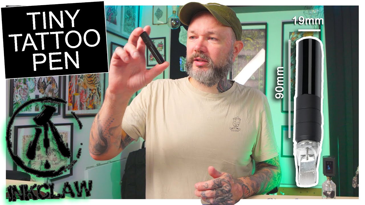 InkClaw Tiny Pen - smallest tattoo pen - YouTube