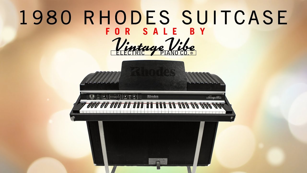 Restored Classics: 1980 Rhodes Suitcase - YouTube