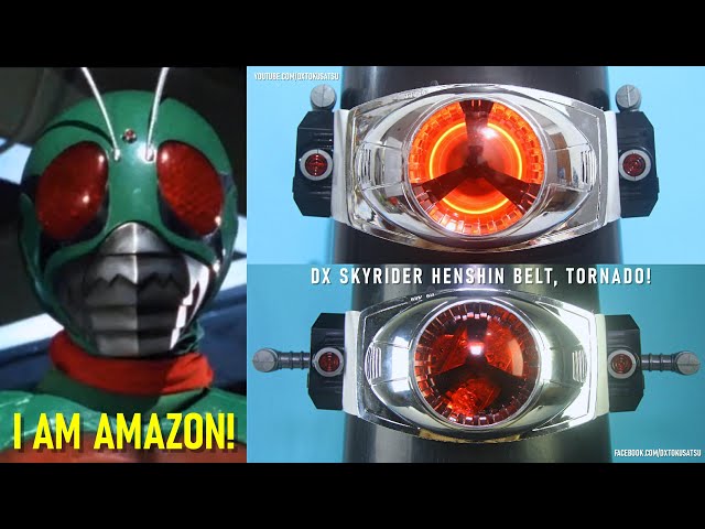 DX Popy SKYRIDER Henshin Belt, TORNADO 光る回る 変身ベルト DX