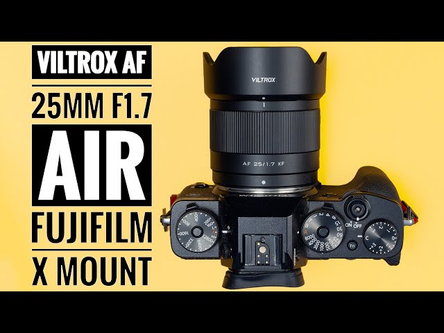Viltrox AF 25mm F1.7 Air Fujifilm X Mount - YouTube