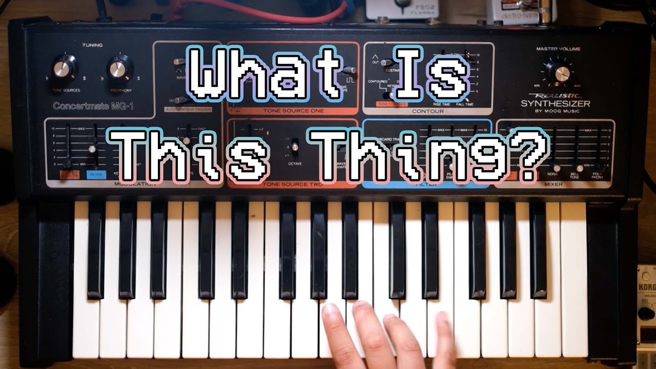 What The Heck Is A Moog/Realistic MG-1? - YouTube