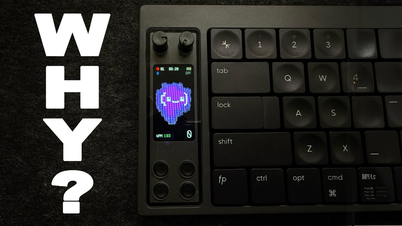 This $400 Keyboard Has a Screen But Why? | Nomad E - YouTube