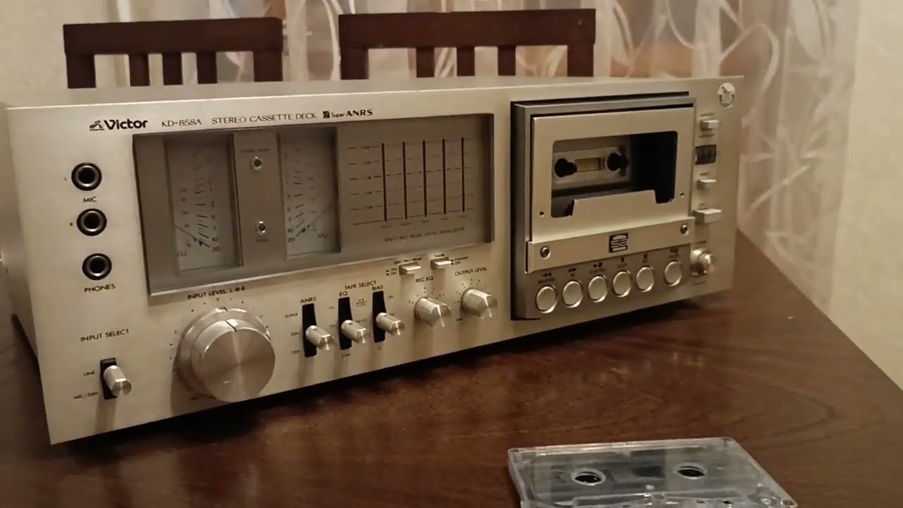 Victor KD-85SA STEREO CASSETTE DECK - YouTube