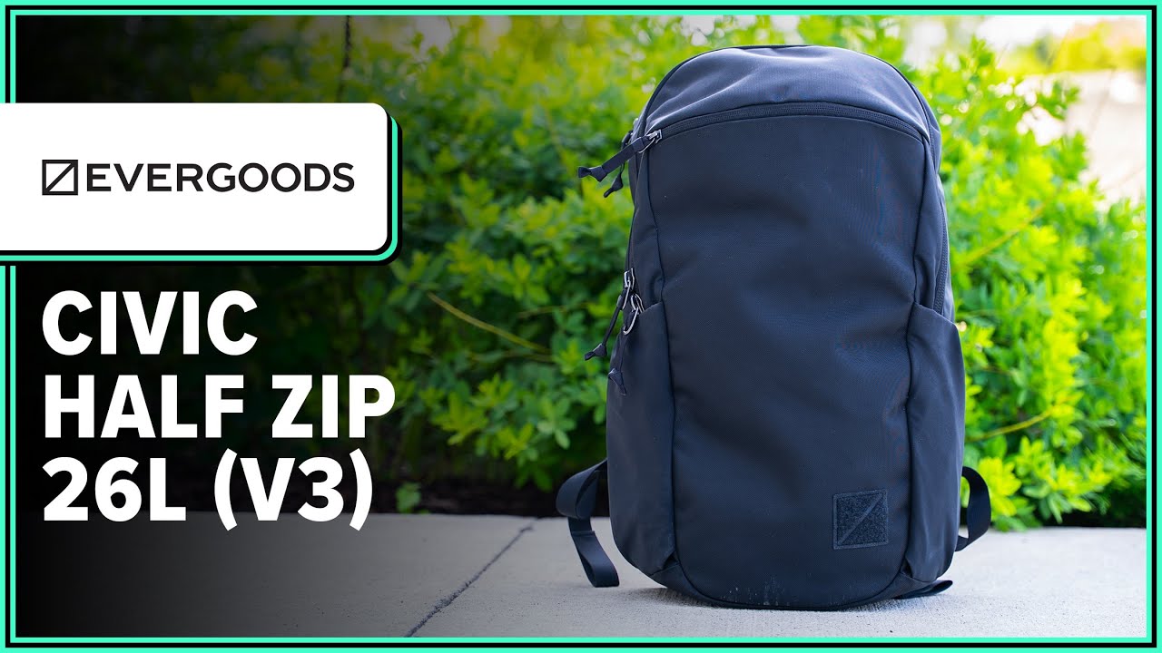 EVERGOODS CIVIC Half Zip 26L (V3) Review (2 Weeks of Use) - YouTube