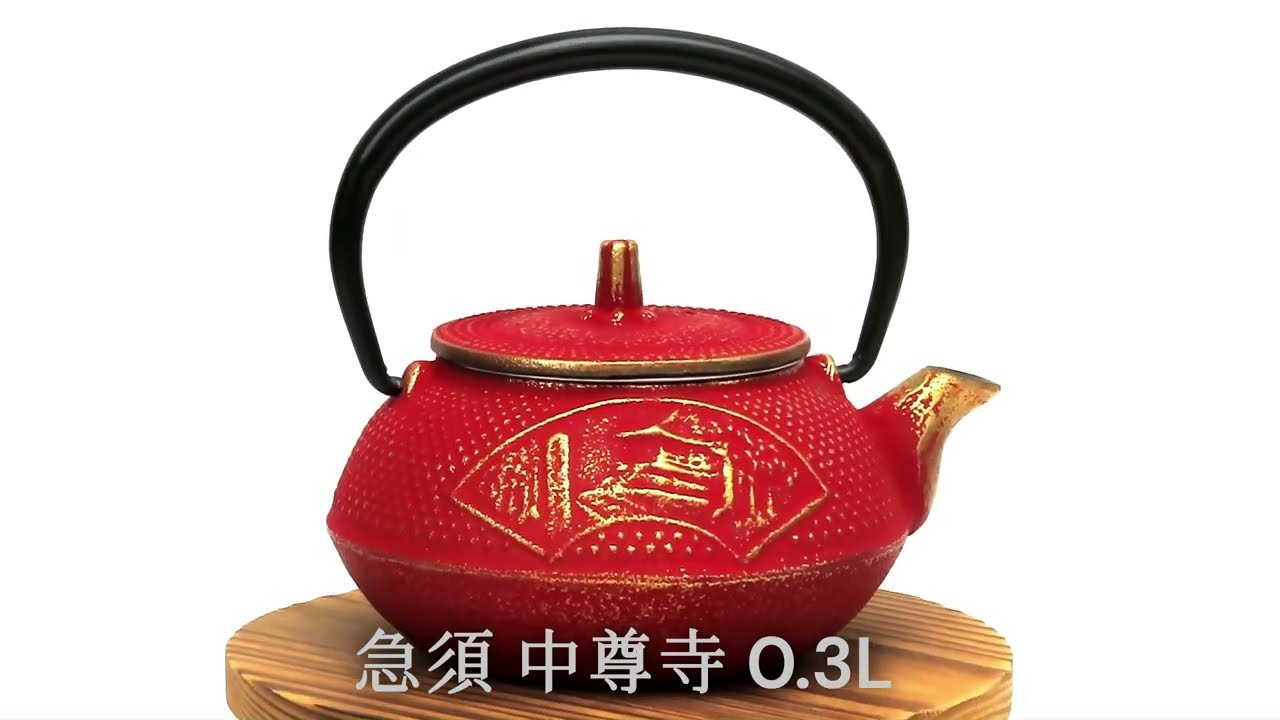 南部鉄器 ティーポット 急須 中尊寺 OH-442 Shinwadenki