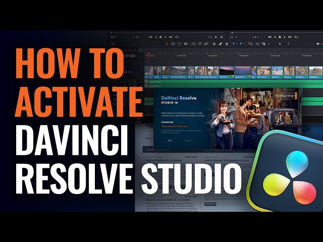 How to Activate DaVinci Resolve Studio - YouTube