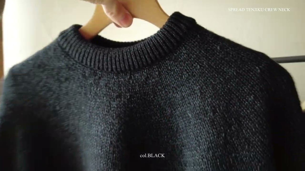 BATONER】PURE MOHAIR V CARDIGAN BLACK - THIRTY' THIRTY' STORE