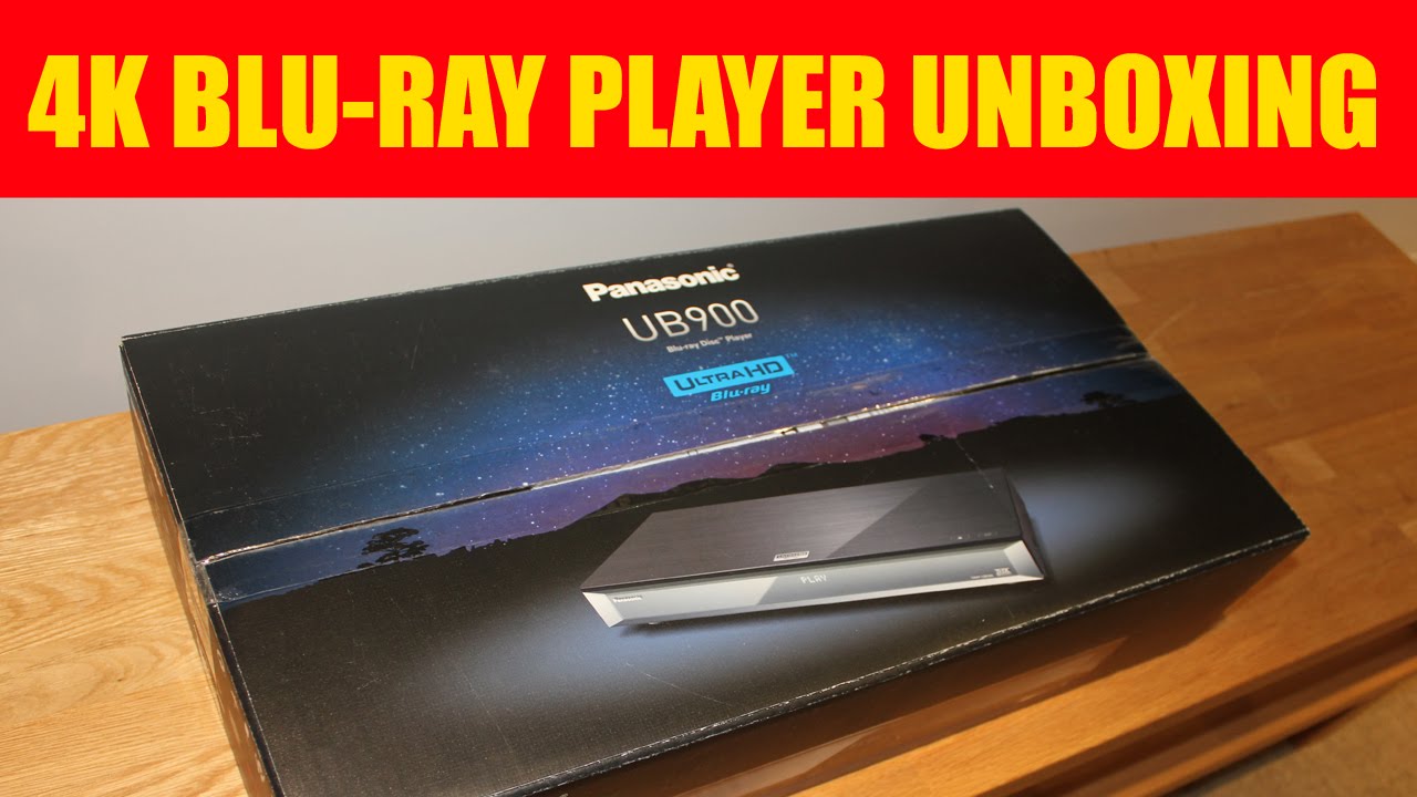 Panasonic DMP-UB900 4K UHD Blu-ray player UNBOXING - YouTube