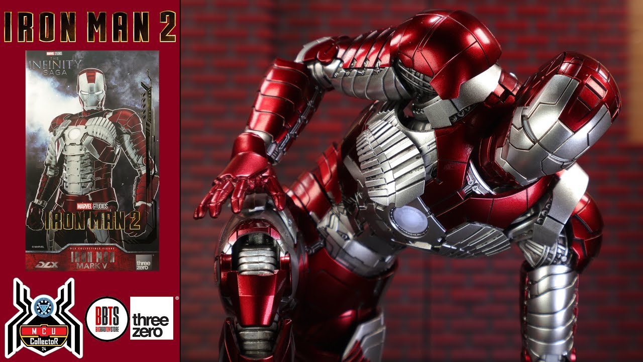 ThreeZero DLX IRON MAN MARK V 5 Marvel Studios Infinity Saga Iron