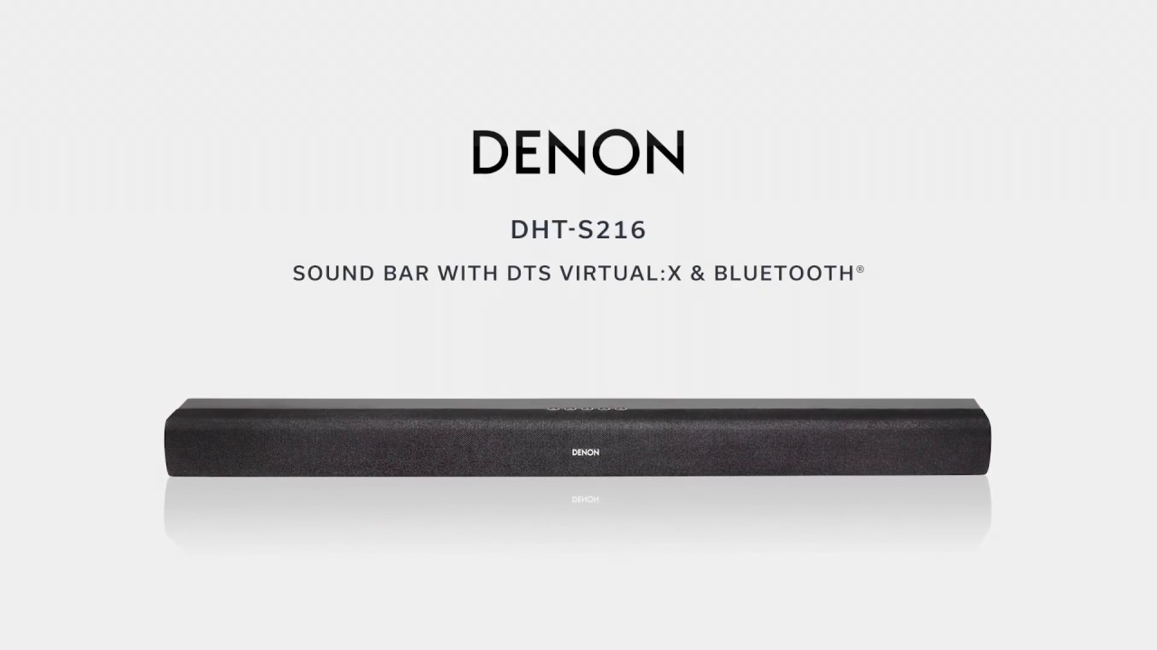 Denon — Introducing the DHT-S216 Sound Bar - YouTube