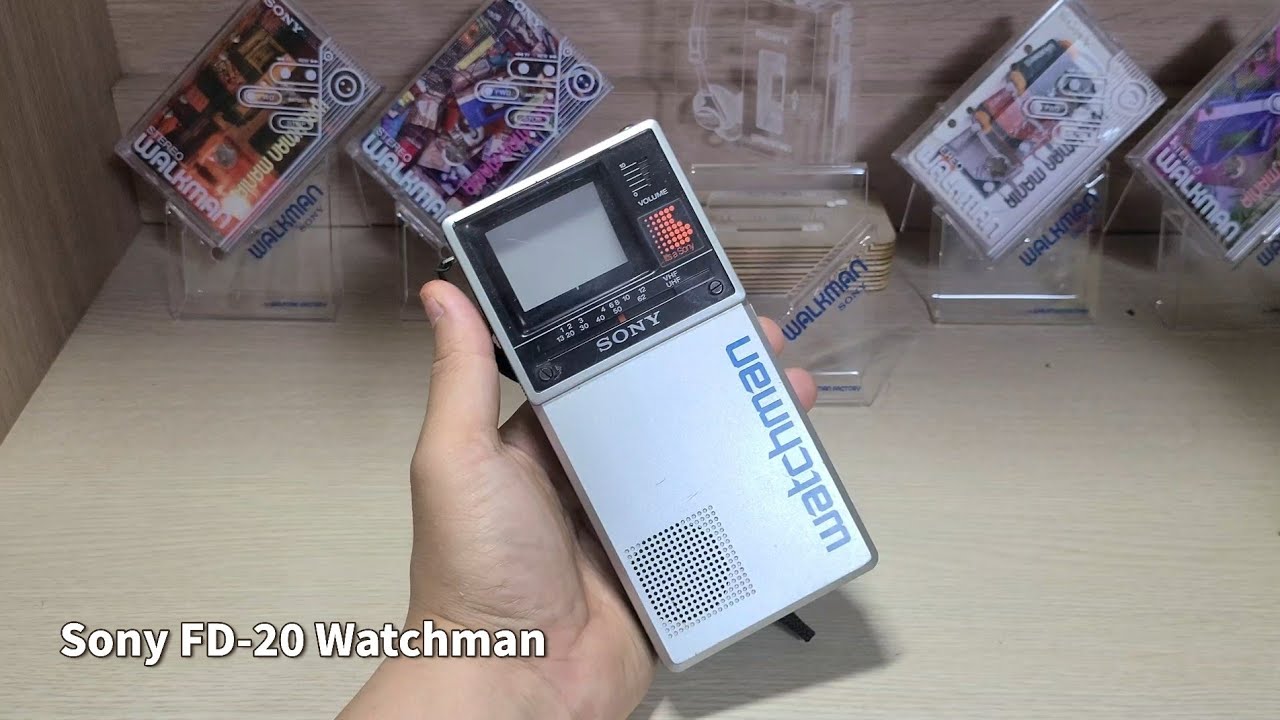 Sony FD-20 Watchman TV Video Player - YouTube