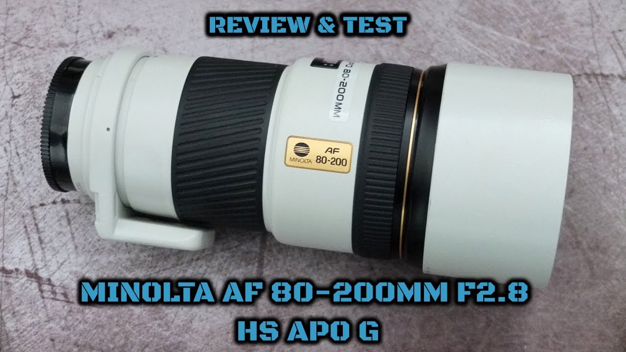 Minolta AF 80-200mm F2.8 HS APO G: Lens Review/Test - YouTube