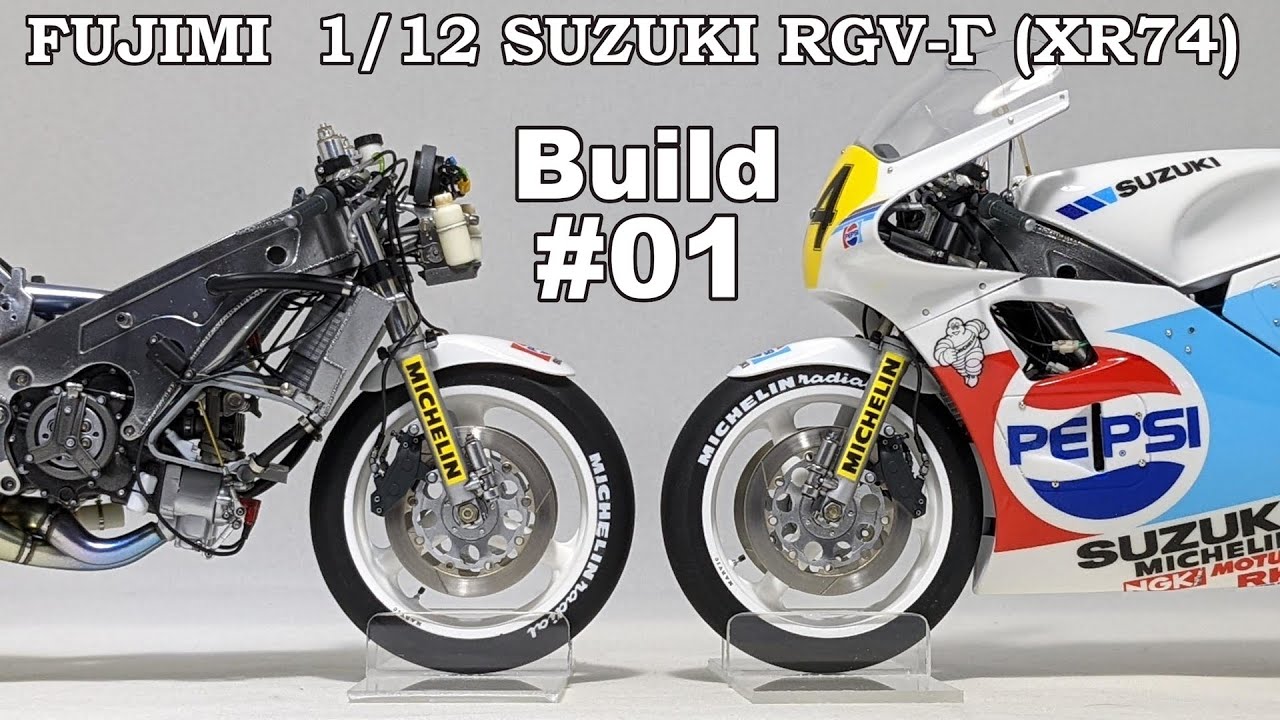 01 Building 1/12 SUZUKI RGV-Γ (XR74) Kevin Schwantz - YouTube