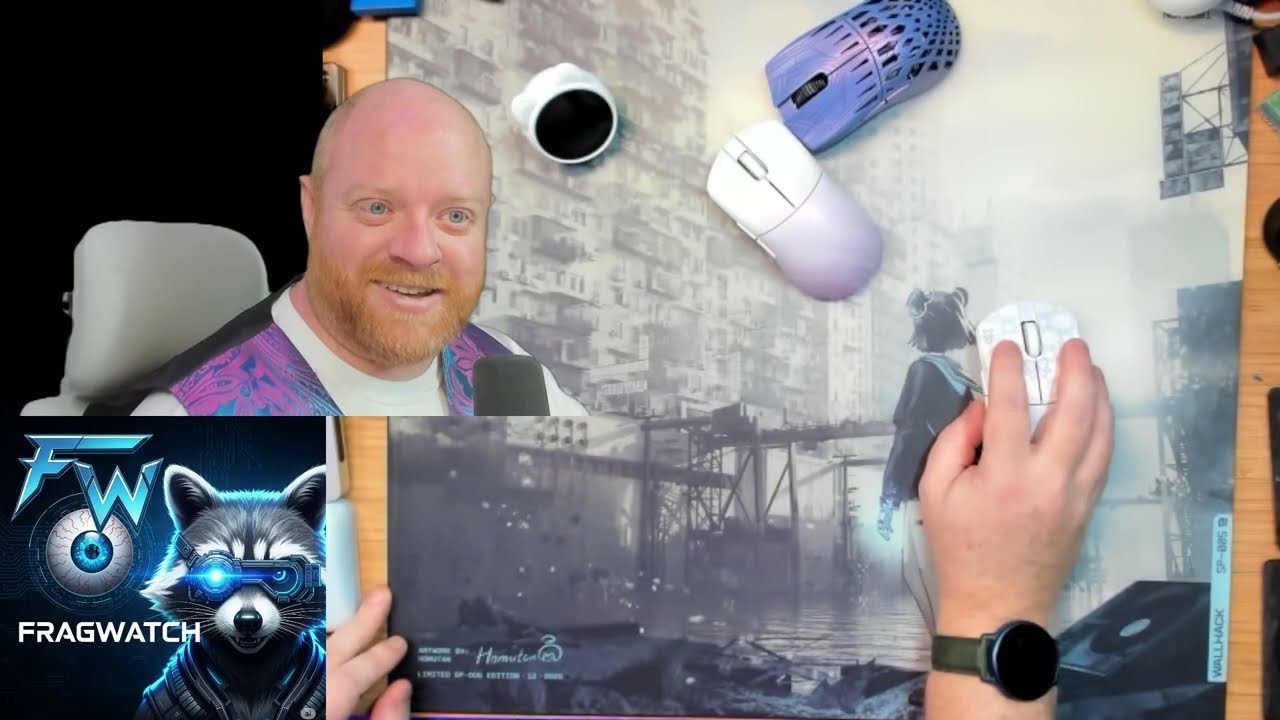 Wallhack SP-005 Desolate Yume Glass Mousepad Unboxing - YouTube