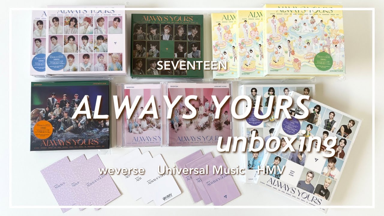 SEVENTEEN ￤ ALWAYS YOURS unboxing 🩰 ￤ JAPAN BEST ALBUM