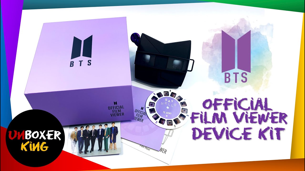 BTS 방탄소년단 || BTS OFFICIAL FILM VIEWER DEVICE KIT || KPOP