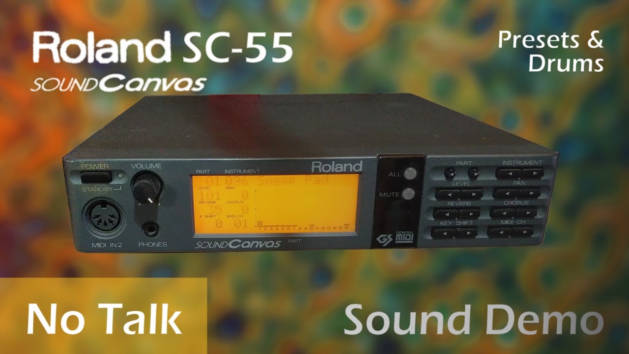 Roland SC-55 Sound Demo - YouTube