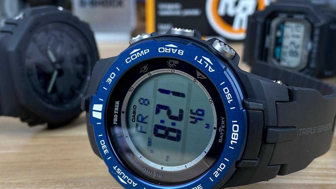 Casio ProTrek prw 3100 - YouTube