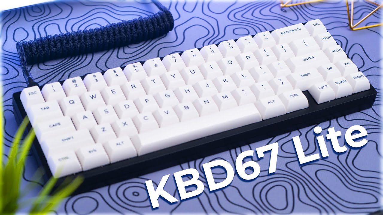 KBD67 Lite Review - The ULTIMATE Budget Custom Keyboard? - YouTube