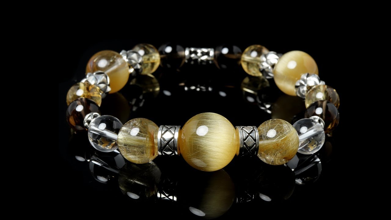 X.G 一点もの】キャッツアイゴールドルチルクォーツ16mm デザイン