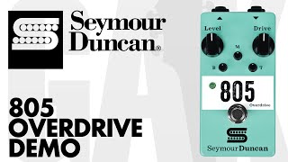 Seymour Duncan - 805 Overdrive Demo at GAK - YouTube