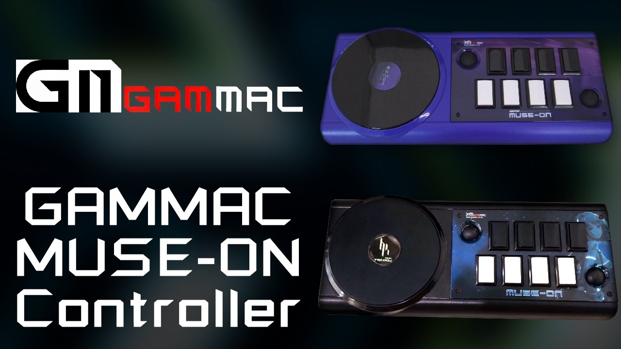 GAMMAC MUSE-ON Controllers (DJMAX Trilogy, EZ2ON Reboot, beatmania