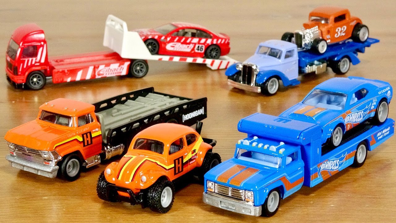 The powerful working car transport series! Hot Wheels Team