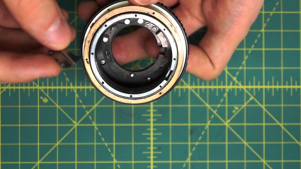 Minolta MC Rokkor-X PF 50mm f1.7 Lens Disassembly - YouTube