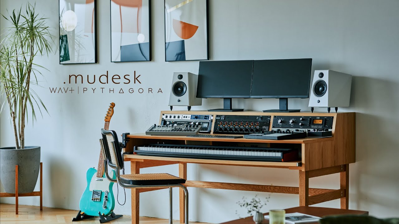 新製品】音楽制作向け DTMデスク「.mudesk (ミュデスク)」 8/4発売