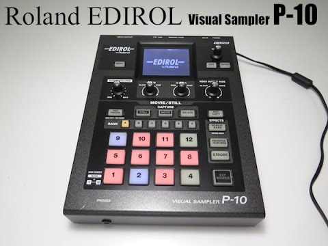 ローランド ビジュアルサンプラー P-10 Roland Visual Sampler - YouTube