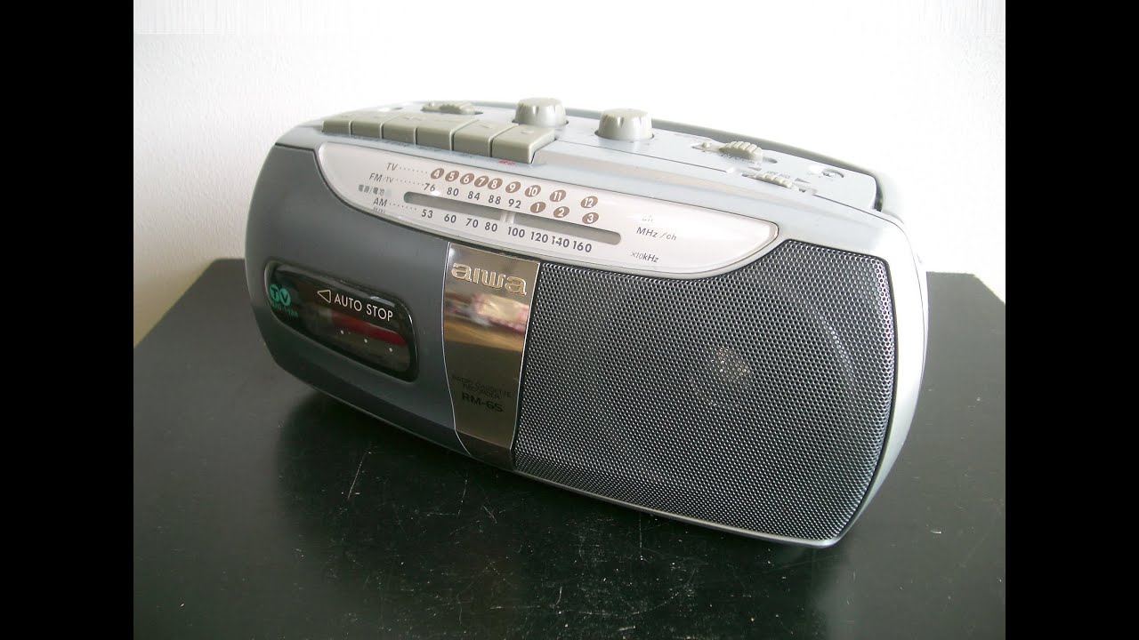 aiwa アイワ・ラジオカセットレコーダー「RM−65」（2001年製