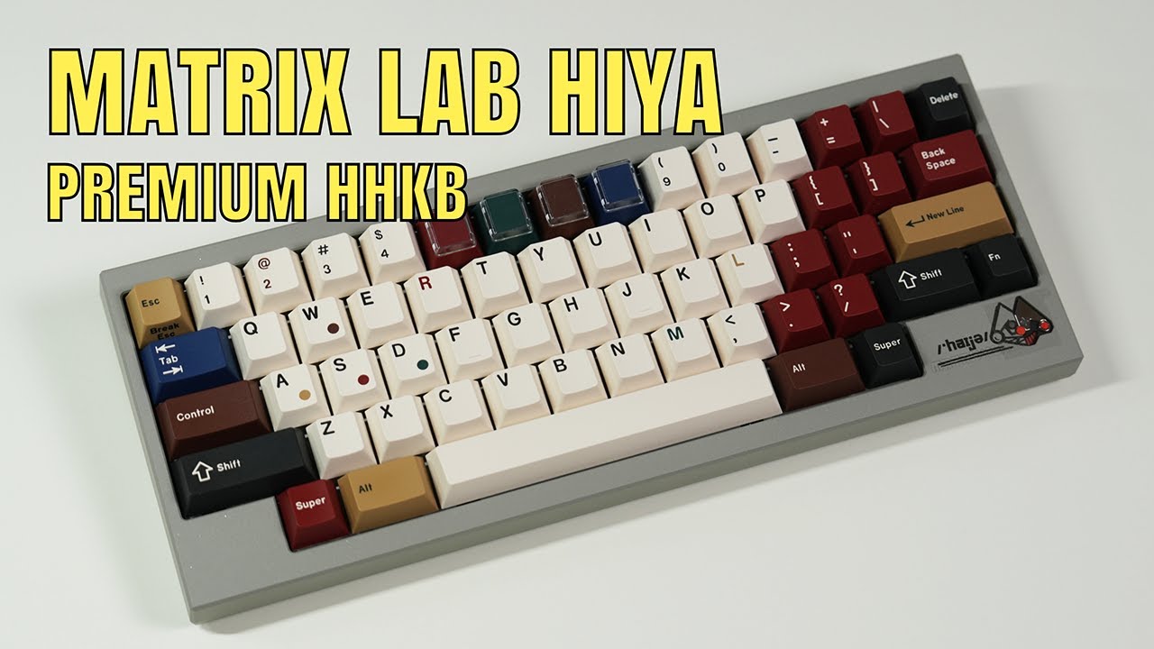 Premium HHKB keyboard | Matrix Lab Hiya - YouTube