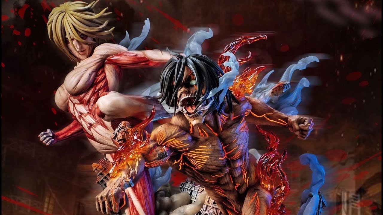 Eren VS. Annie the Female Titan(巨人化エレン VS. 女型の巨人アニ