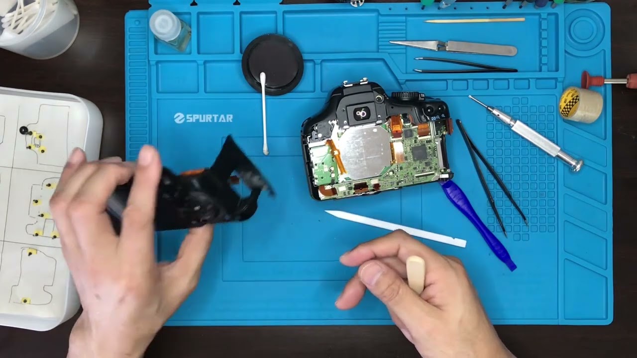 Canon EOS kiss X2【分解修理失敗編】 - YouTube