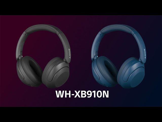 ヘッドホン:高性能ノイキャンで、迫力の重低音を。:WH-XB910N【ソニー