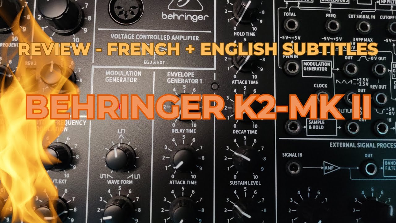 Behringer K2-MK II (MS-20 Clone) FR+EN - YouTube