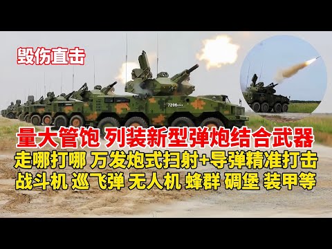 量大管饱！列装新型弹炮结合武器系统，东部战区火力全开！走哪打哪