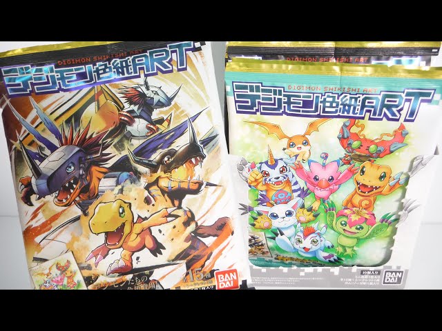 フルコンプするまで開封!!デジモン色紙ART 全16種 Digimon